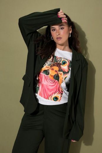 Plus size veliki brojevi Sako šireg kroja za punije