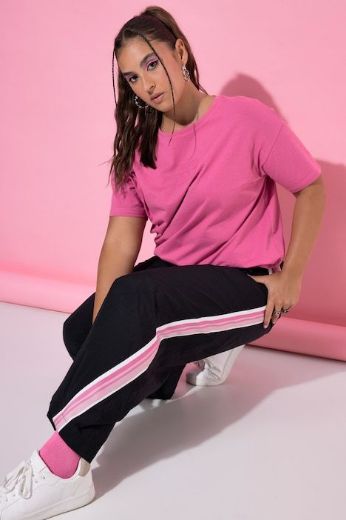 Plus size veliki brojevi Hlače širokih nogavica elastičnog struka za punije