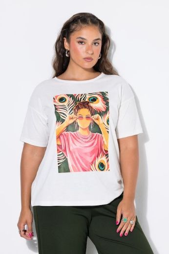 Plus size veliki brojevi Majica kratkih rukava šireg kroja za punije