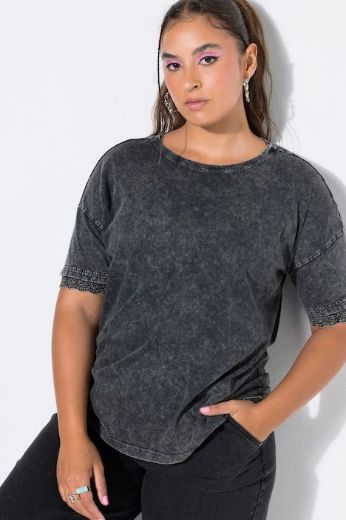 Plus size veliki brojevi Majica kratkih rukava šireg kroja za punije