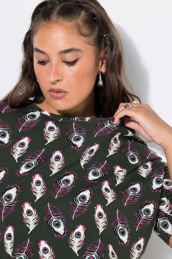 Plus size veliki brojevi Majica kratkih rukava šireg kroja za punije