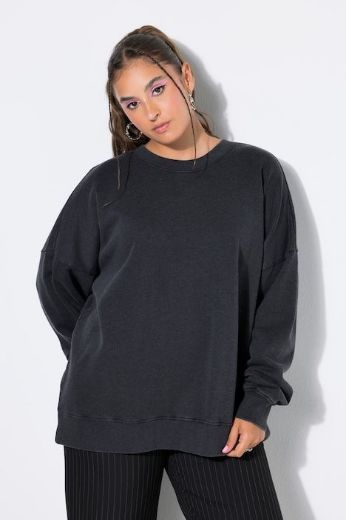 Plus size veliki brojevi Majica dugih rukava šireg kroja za punije