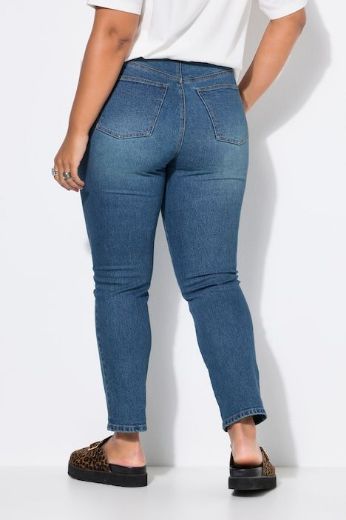 Plus size veliki brojevi Traperice visokog struka za punije