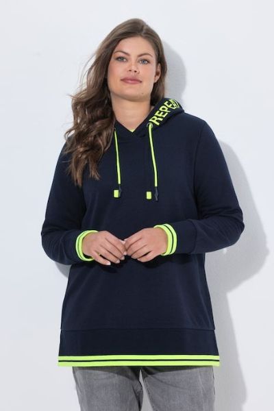 Veliki brojevi Majica dugih rukava s kapuljačom moda za punije