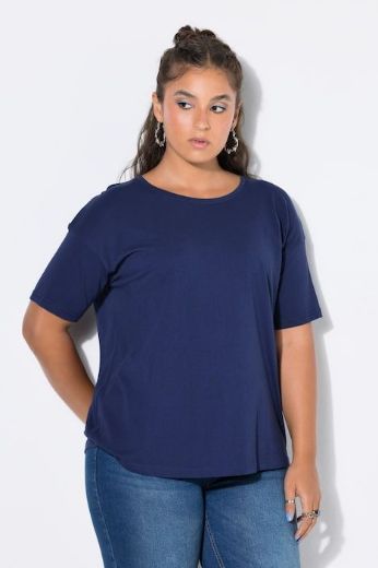 Plus size veliki brojevi Majica okruglog ovratnika kratkih rukava za punije