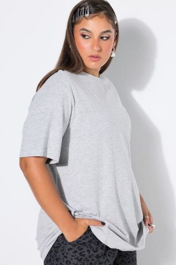 Plus size veliki brojevi Majica dugi model kratkih rukava za punije
