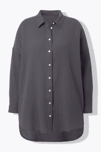 Plus size veliki brojevi Bluza na kopčanje za punije