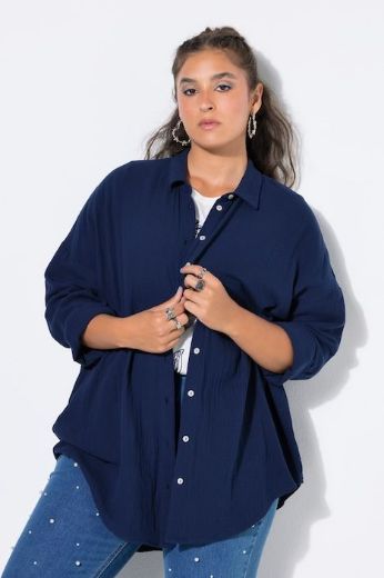 Plus size veliki brojevi Bluza na kopčanje za punije