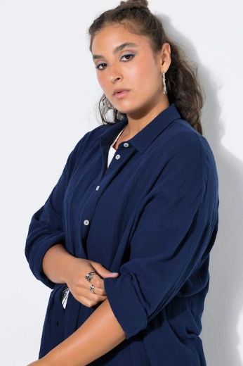 Plus size veliki brojevi Bluza na kopčanje za punije