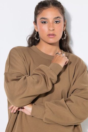 Plus size veliki brojevi Majica dugih rukava šireg kroja za punije