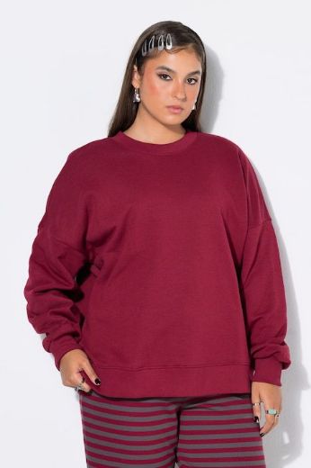 Plus size veliki brojevi Majica dugih rukava šireg kroja za punije