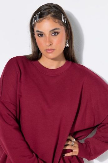 Plus size veliki brojevi Majica dugih rukava šireg kroja za punije