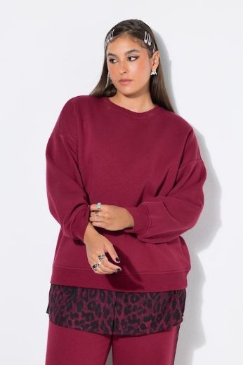 Plus size veliki brojevi Majica dugih rukava šireg kroja za punije