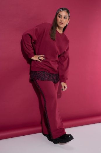 Plus size veliki brojevi Majica dugih rukava šireg kroja za punije