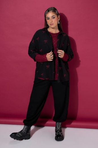 Plus size veliki brojevi Bluza dugih rukava šireg kroja za punije