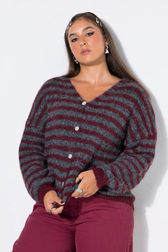 Plus size veliki brojevi Vesta dugih rukava šireg kroja za punije