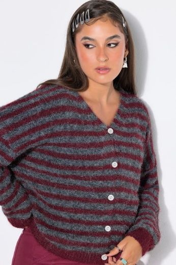 Plus size veliki brojevi Vesta dugih rukava šireg kroja za punije