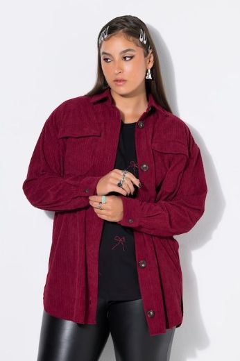 Plus size veliki brojevi Košulja dugih rukava šireg kroja za punije