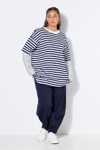 Plus size veliki brojevi Majica dugih rukava šireg kroja za punije