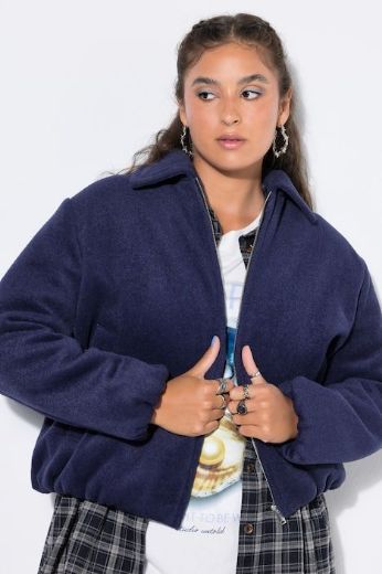 Plus size veliki brojevi Jakna lagana kraćeg kroja za punije