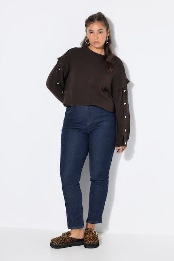 Plus size veliki brojevi Traperice uskih nogavica za punije