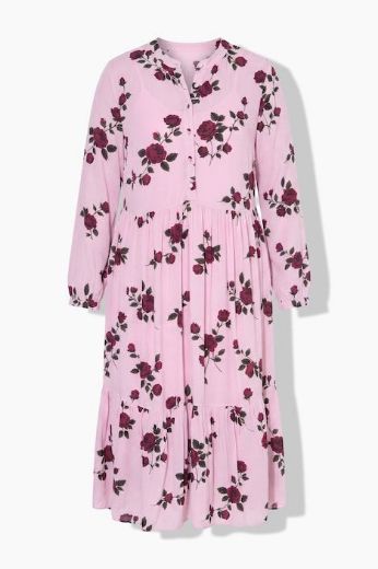 Plus size veliki brojevi Haljina midi A kroja za punije