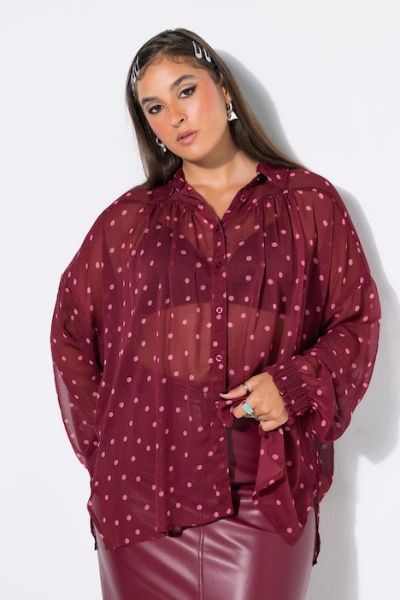 Veliki brojevi Bluza dugih rukava moda za punije