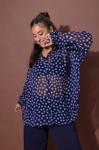 Plus size veliki brojevi Bluza dugih rukava za punije