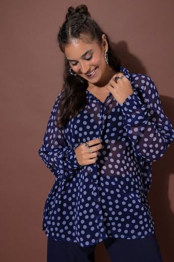 Plus size veliki brojevi Bluza dugih rukava za punije