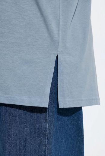 Plus size veliki brojevi Majica kratkih rukava s povišenim ovratnikom za punije