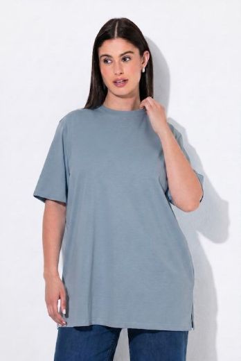 Plus size veliki brojevi Majica kratkih rukava s povišenim ovratnikom za punije
