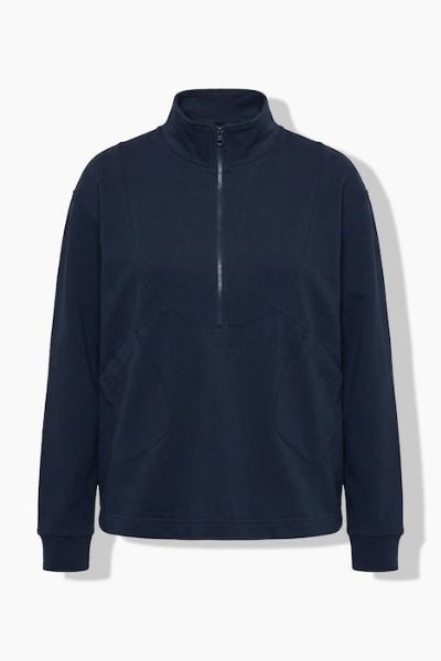 Veliki brojevi Majica dugih rukava s polu patentnim zatvaračem moda za punije