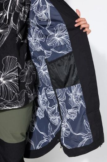 Plus size veliki brojevi Jakna dužeg kroja s kapuljačom za punije