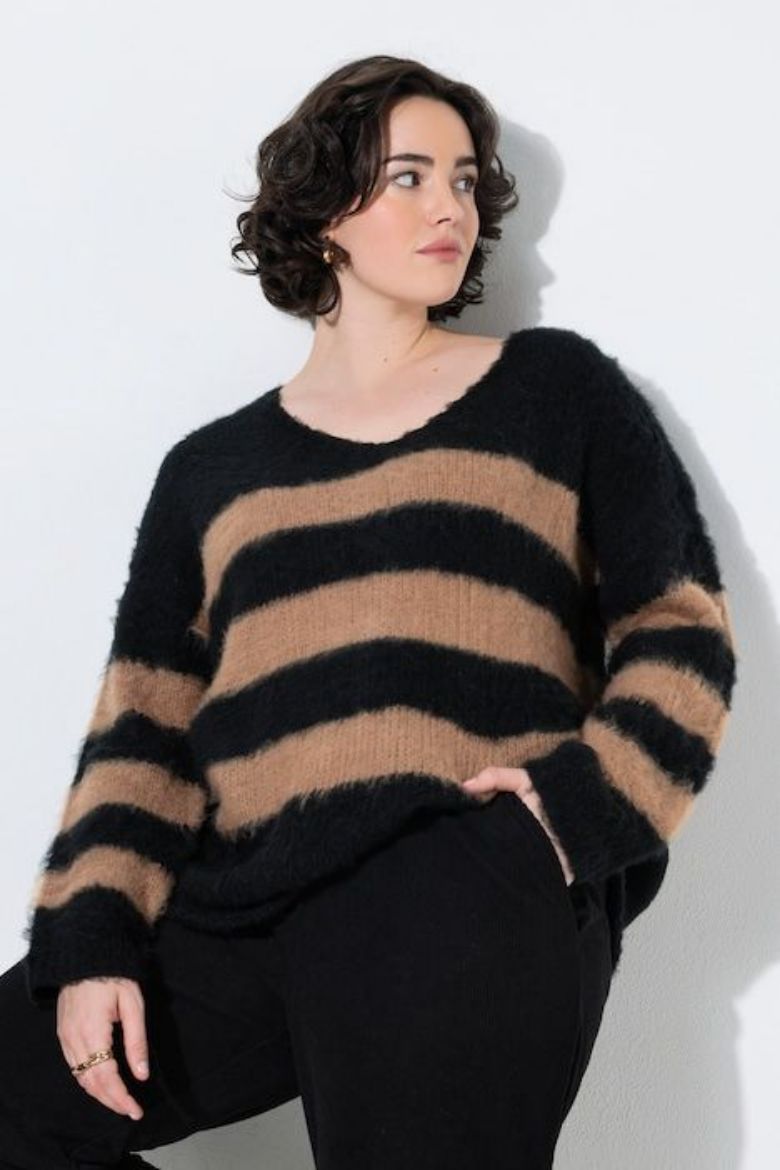 Plus size veliki brojevi Pulover dugih rukava za punije