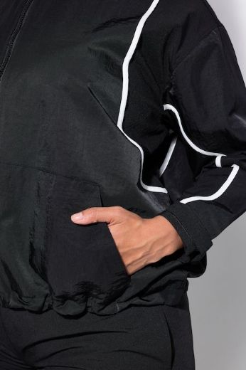 Plus size veliki brojevi Jakna lagana s patentnim zatvaračem za punije