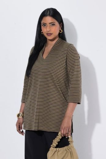 Plus size veliki brojevi Majica 3/4 rukava za punije