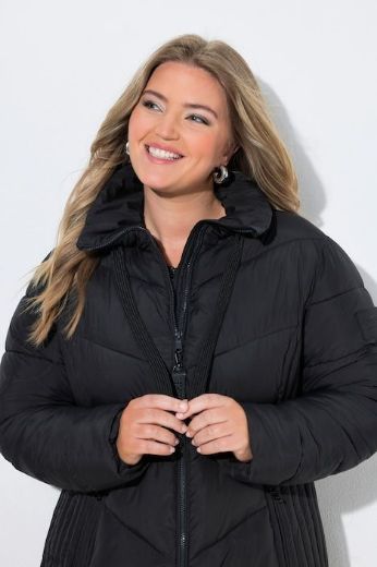 Plus size veliki brojevi Jakna prošivena dužeg kroja za punije