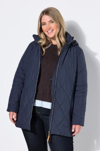 Plus size veliki brojevi Jakna prošivena s kapuljačom za punije