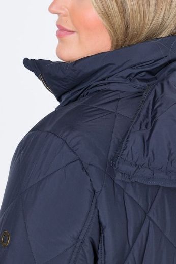 Plus size veliki brojevi Jakna prošivena s kapuljačom za punije