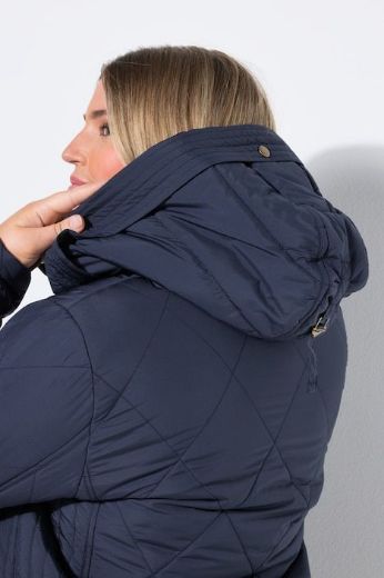 Plus size veliki brojevi Jakna prošivena s kapuljačom za punije