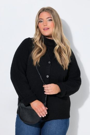 Plus size veliki brojevi Kardigan na kopčanje za punije