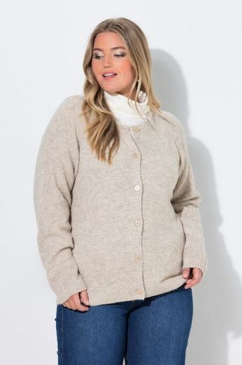 Plus size veliki brojevi Kardigan na kopčanje za punije