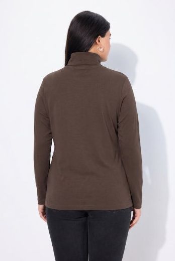 Plus size veliki brojevi Majica rol ovratnik za punije