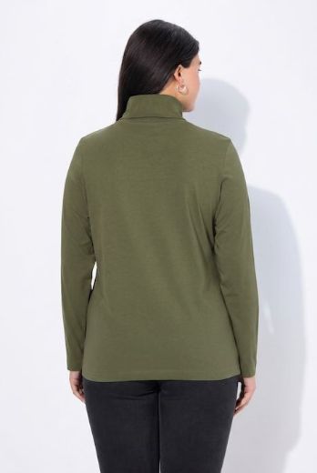 Plus size veliki brojevi Majica rol ovratnik za punije