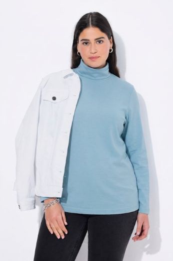 Plus size veliki brojevi Majica rol ovratnik za punije