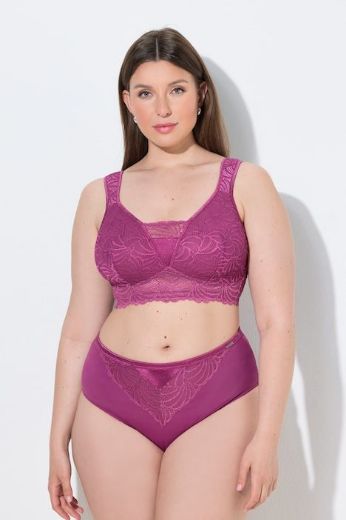 Plus size veliki brojevi Grudnjak sa širim naremenicama s dodatkom čipke za punije
