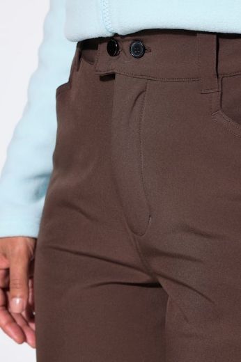 Plus size veliki brojevi Hlače sportske s podstavom od flisa za punije