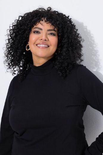 Plus size veliki brojevi Majica dugih rukava s dolčevita ovratnikom za punije