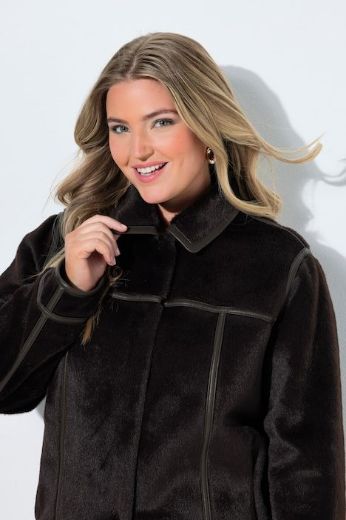 Plus size veliki brojevi Jakna obostrana za punije