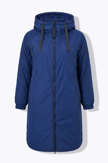 Plus size veliki brojevi Parka dužeg kroja s kapuljačom za punije